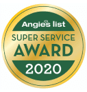 Angies list super service award 2019 logo