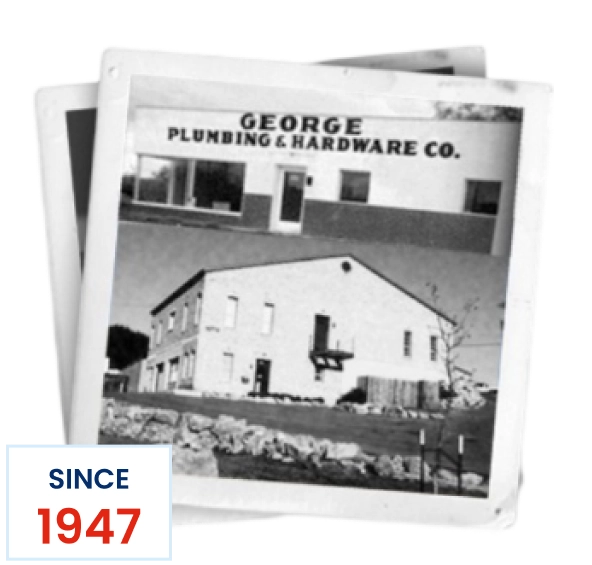 the original George Plumbing office
